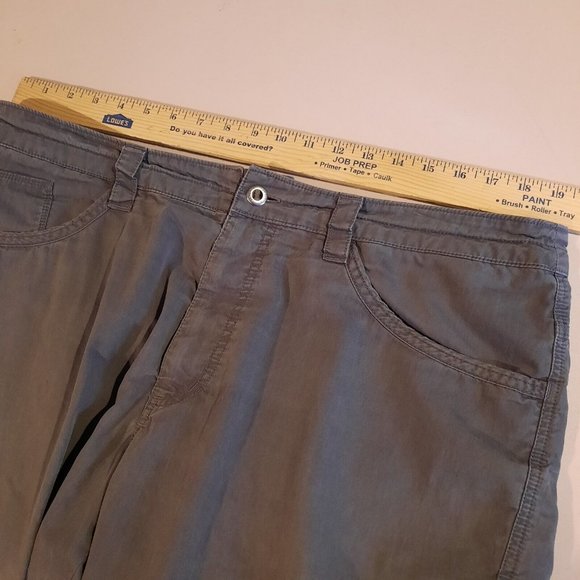 Patagonia Tenpenny Shorts Mens 38 Gray Organic Cotton Nylon Utility Hiking - Picture 7 of 10